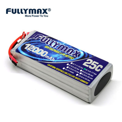 pacchetto privato della batteria del fuco del Hobbyist di capacità elevata della batteria 14.8v 25C di 4s 12000mah Lipo