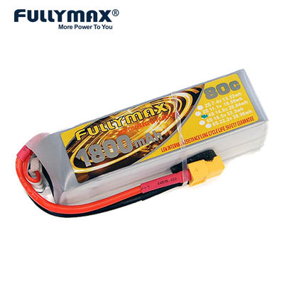 batterie di 14.8v 4s 1800mah Lipo per la spina leggera degli aeroplani 80c Xt60 di Rc