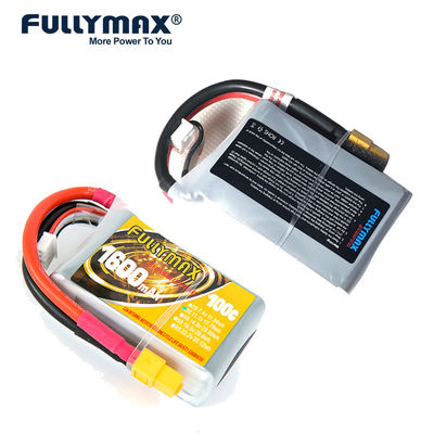 1600mah 11.1v 3s 100c Lipo Fpv Rc Aliante Batteria Aereo Rc Modello Xt60 Spina