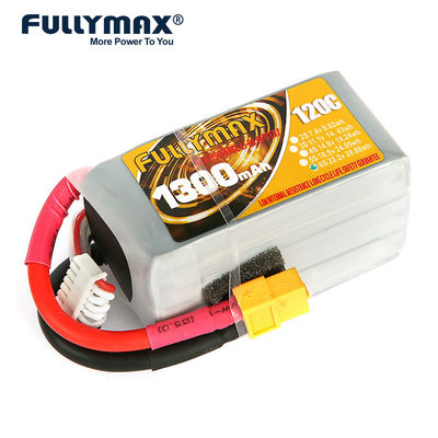 22.2V 6s 1300mah Lipo Rc Batteria 1300mah 120C Alta velocità di scarica Drone FPV Skylark M4-Fpv250
