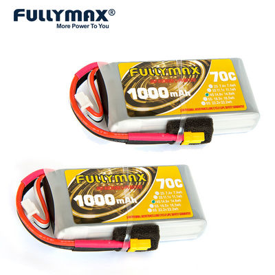 Batteria Lipo 6s 1000mah 14.8V 70C FPV Racing Rc Batteria ricaricabile per auto Drone