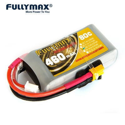 accumulatore per di automobile di 460mah 14.8v Lipo 4s Rc 80c per l'aeroplano Lipo del fuco degli aerei di Rc che corre batteria