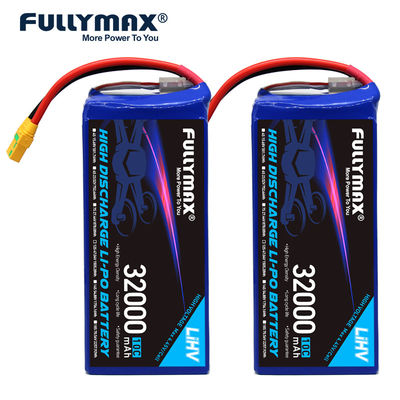 spina ad alta tensione del backup di batteria del fuco del UAV dell'aeroplano del pacchetto della batteria di 12s Lipo 32000mAh 47.04V 10C XT90-S