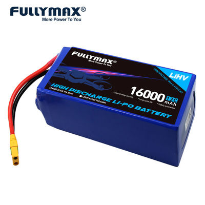 le batterie di 16000mAh UAV Lipo per la batteria subacquea 23.52V 12C di robotica dei droni