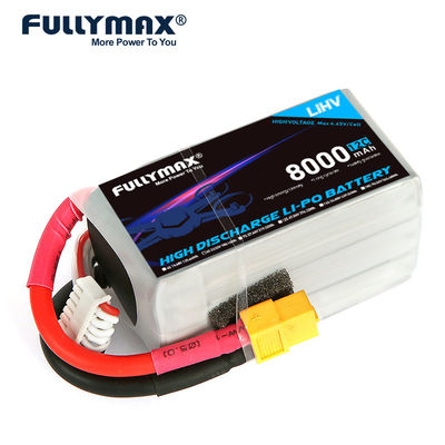 batteria 8000mah del polimero del litio di scarico delle cellule della batteria 23.52V 12C 6 di 6s 8000mah Lipo alta