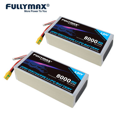batteria commerciale del fuco della batteria del motore del fuco del UAV delle cellule della batteria 12C 23.52V 6 di 8000mah 6s Lipo