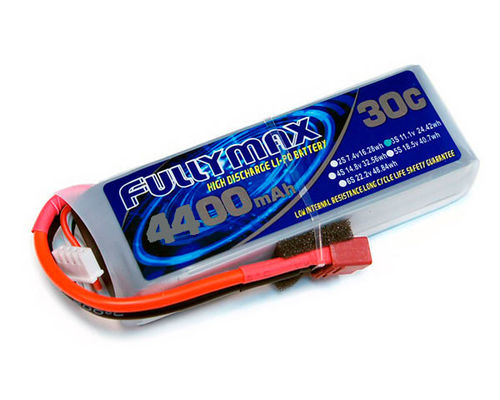 Pacchetto 30C 4400mAh 3S 11.1V della batteria di FFULLYMAX LiPo con la spina di T per le automobili di RC, aerei di RC, elicotteri di RC, concorso di F3A