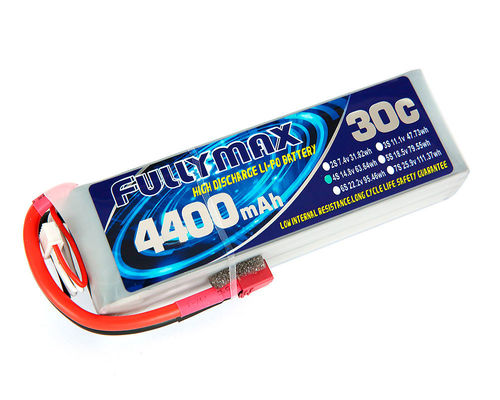 Pacchetto 30C 4400mAh 4S 14.8V della batteria di FULLYMAX LiPo con la spina di T per le automobili di RC, aerei di RC, RC Heli