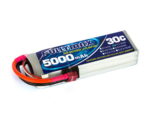 Pacchetto 30C 5000mAh 3S 11.1V della batteria di FULLYMAX LiPo con il connettore di decani per le automobili di RC, aerei di RC, elicotteri di RC
