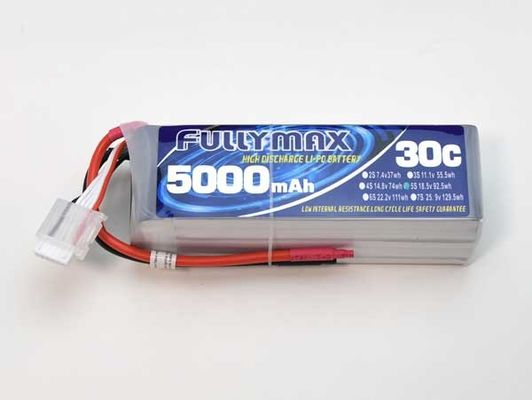 Pacchetto 30C 5000mAh 5S 18.5V della batteria di FULLYMAX LiPo per RC Heli, aereo dell'Correzione-ala, aeroplani di RC, F3A acrobatici