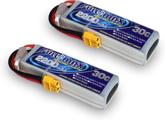 batteria molle della cassa della batteria 2200mAh 11.1V 30C di 3S LiPo con la spina XT60 per l'aeroplano di RC