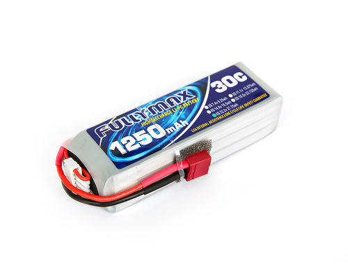 Decani Connector LiPo Battery Pack 30C 1250mAh 6S 22.2V per gli aerei di RC Heli RC