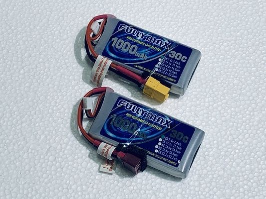 Pacchetto 30C 1000mAh 2S 7.4V della batteria di LiPo della spina di XT60 T per il camion Heli Airplane del crogiolo di automobile di RC
