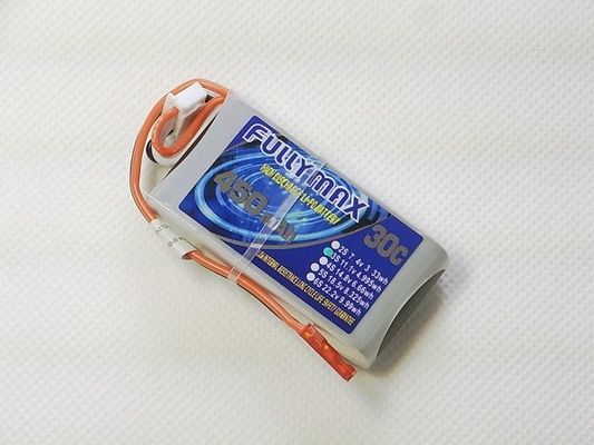 batteria di 11.1V 450mAh 3S 30C LiPo con la spina di JST per il micro aeroplano di RC