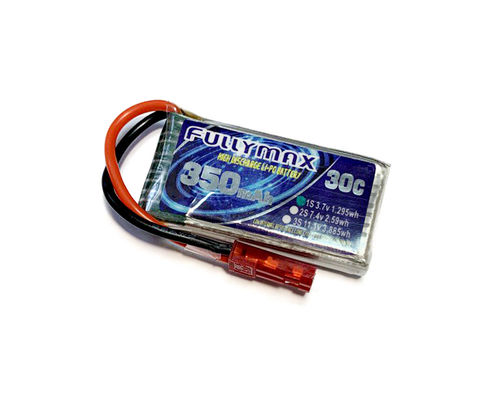 spina della batteria JST dell'aeroplano di 3.7V 1S 350mAh 35C LiPO RC per mini RC Toy di modello