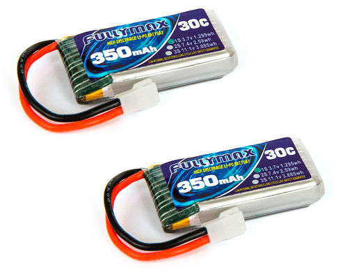 batteria di 3.7V 1S 350mAh 35C LiPO per il mini modello Toy Airplane di RC
